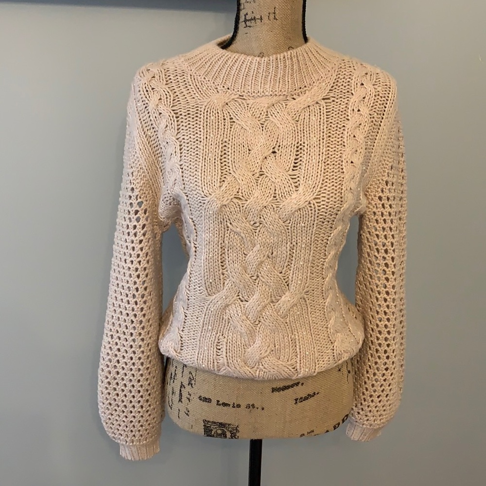 Marled sweater, S